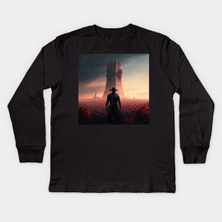 dark tower Kids Long Sleeve T-Shirt